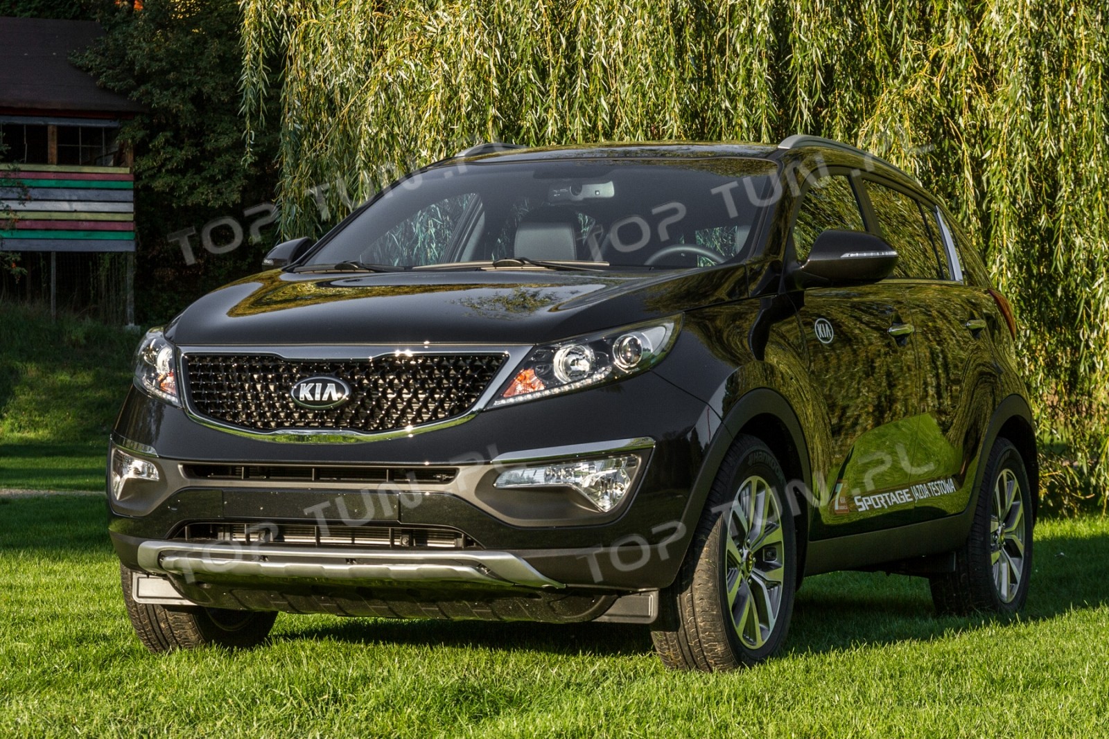 накладки на передній та задній бампер Kia Sportage R