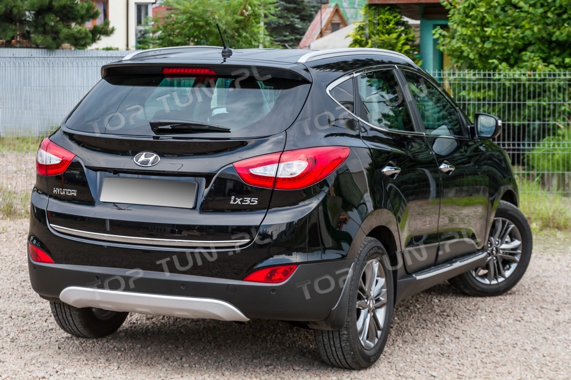 накладка на кришку багажника Hyundai ix35 нижня