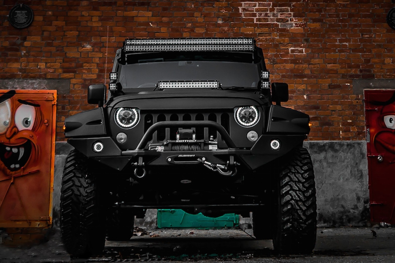 Тюнінгова решітка Monster для Jeep Wrangler JK