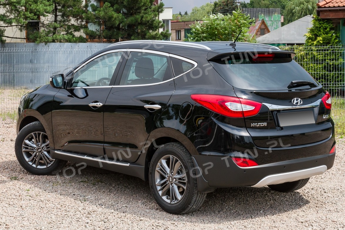 накладка на кришку багажника Hyundai ix35
