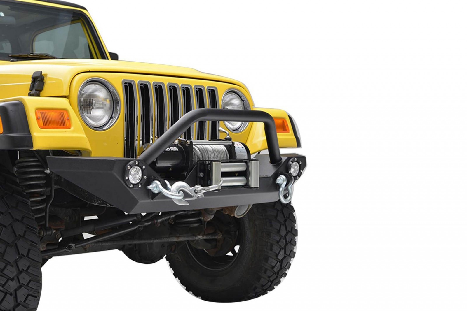 передній бампер ASPEN для Jeep Wrangler YJ/TJ з діодами