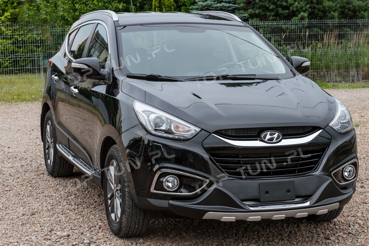накладки переднього та заднього бампера Hyundai ix35