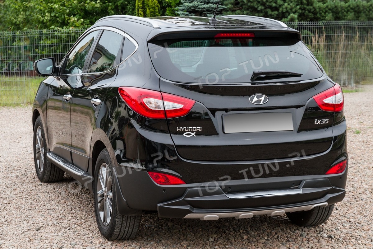 накладки переднього та заднього бампера Hyundai ix35