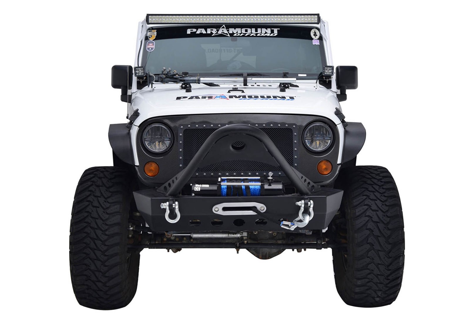 передній бампер Jeep Wrangler JK стиль STINGER