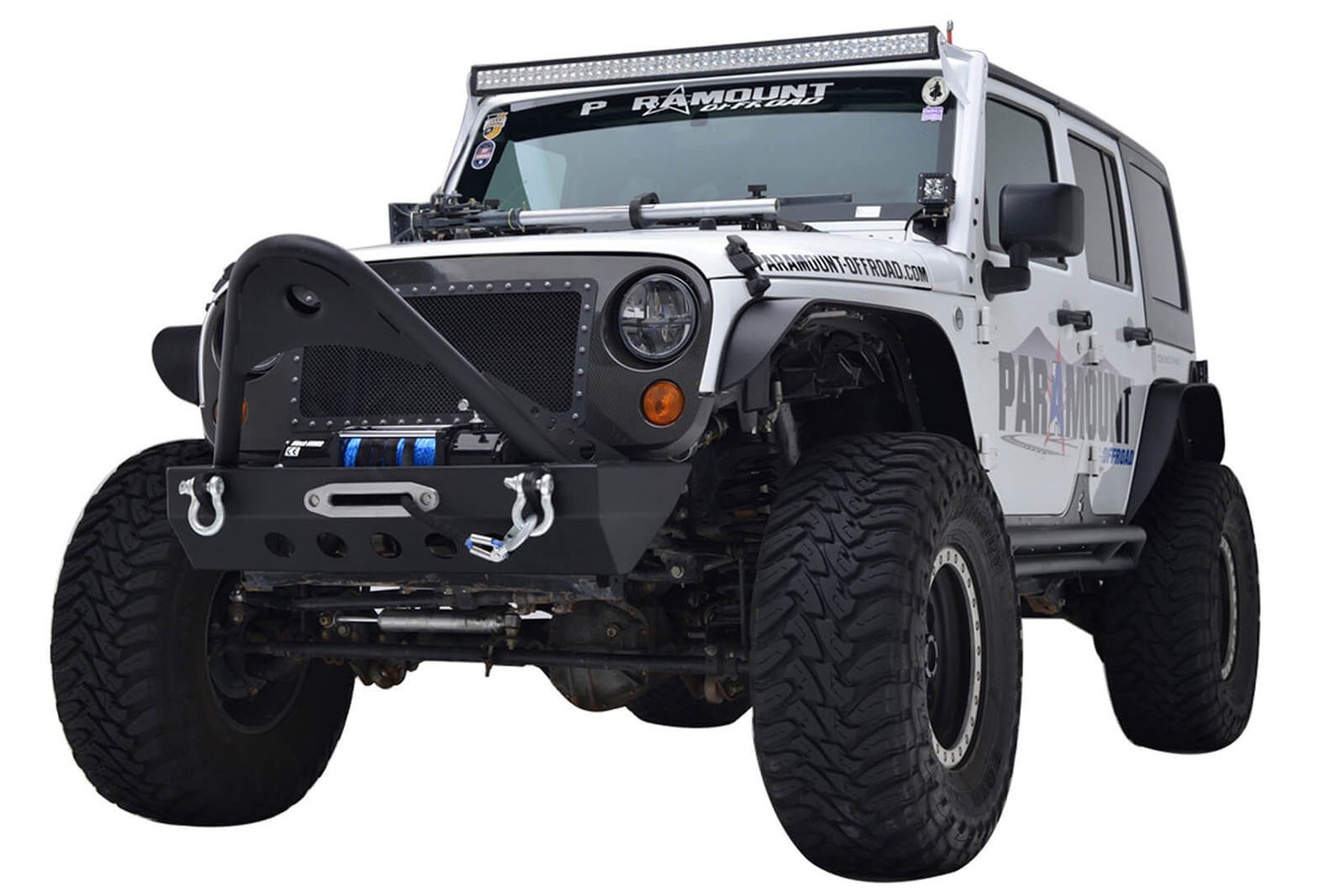 передній бампер Jeep Wrangler JK стиль STINGER