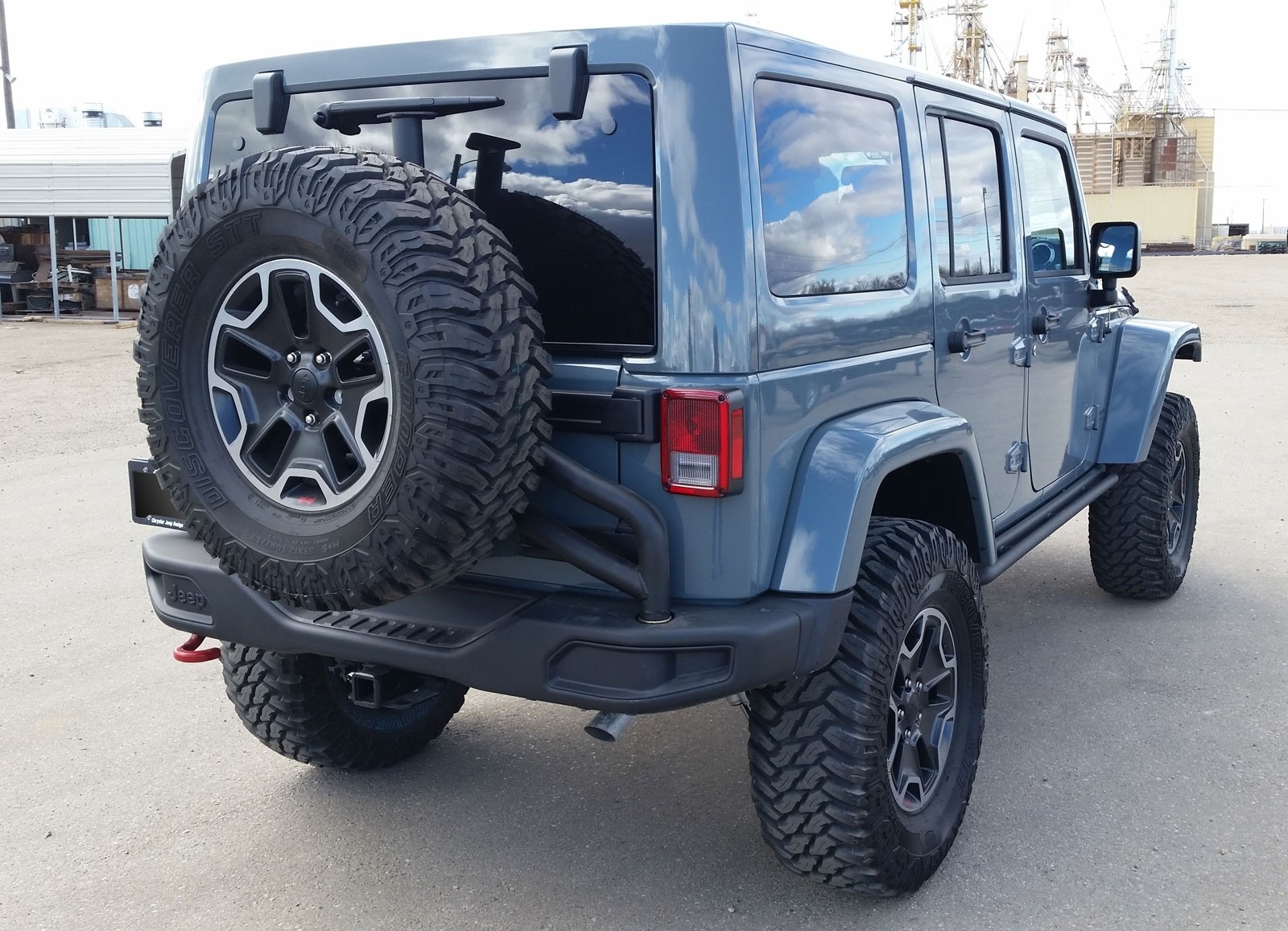 кріплення запаски Jeep Wrangler JK