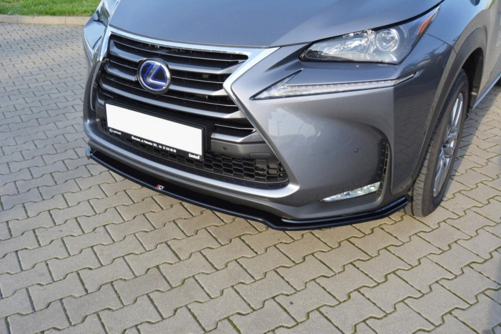 Тюнінговий дифузор переднього бампера Lexus NX Mk1 вер.1