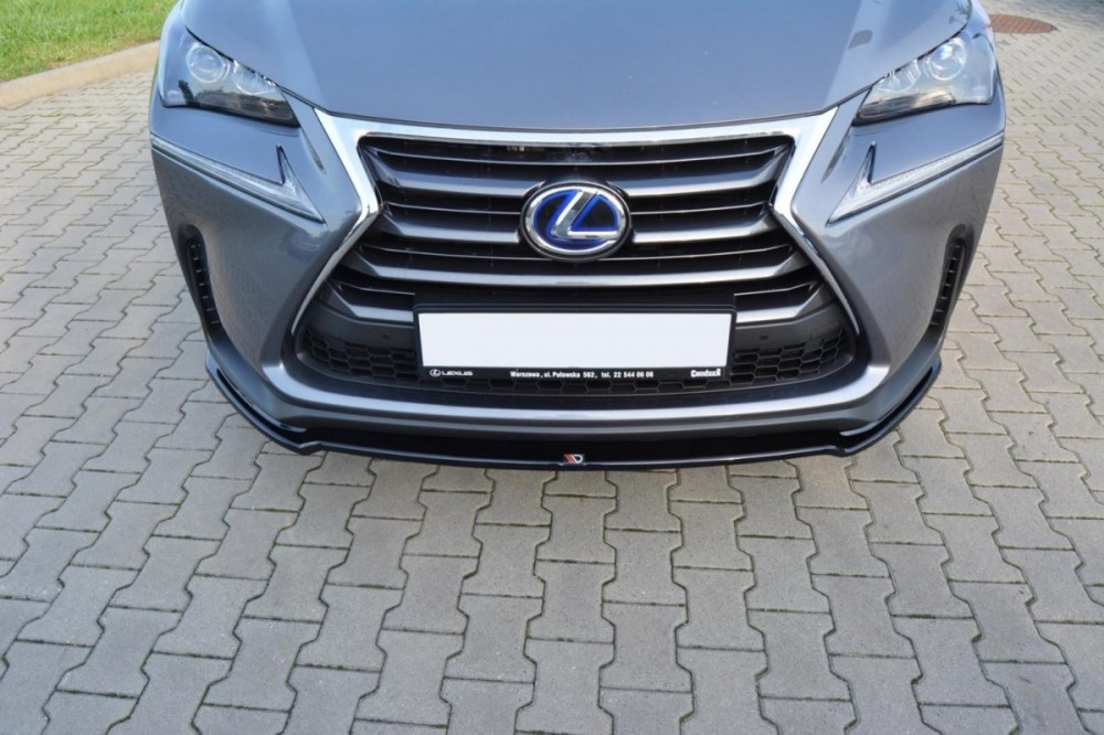 Тюнінговий дифузор переднього бампера Lexus NX Mk1 вер.1