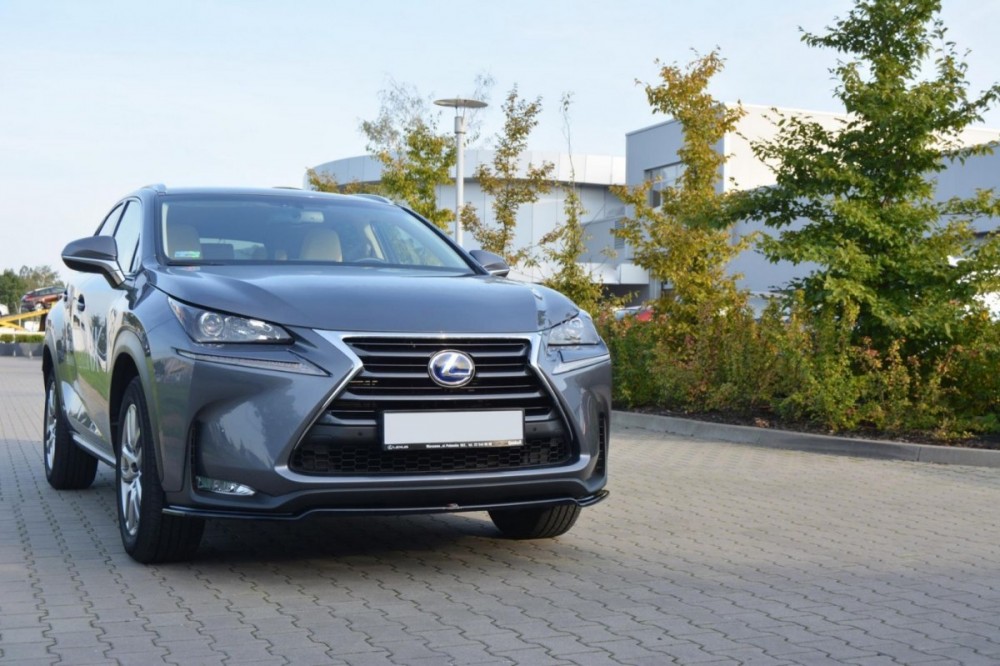 Тюнінговий дифузор переднього бампера Lexus NX Mk1 вер.1