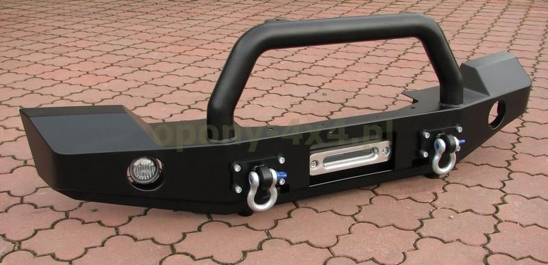 Силовий передній бампер із кенгурятником Jeep Wrangler JK (2007-2018)