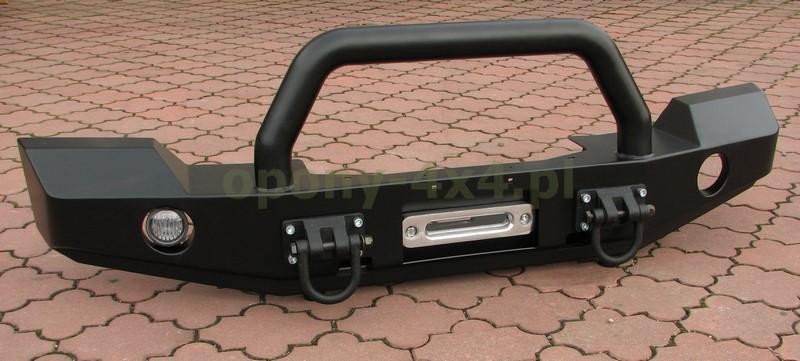 Силовий передній бампер із кенгурятником Jeep Wrangler JK (2007-2018)