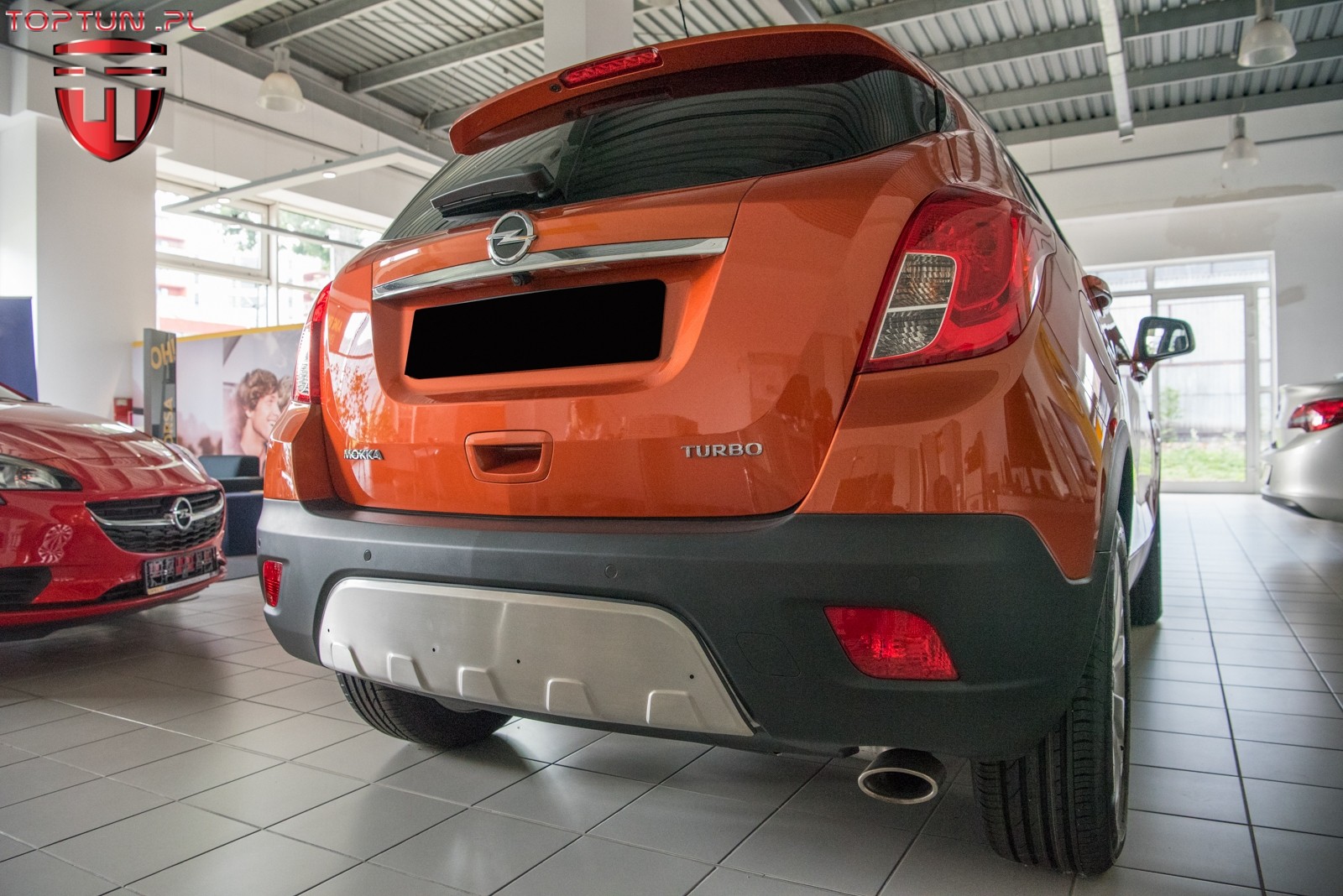 захисні накладки на передній та задній бампер Opel Mokka