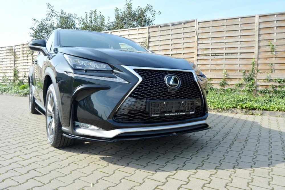 Бічні накладки на передній бампер Lexus NX Mk1