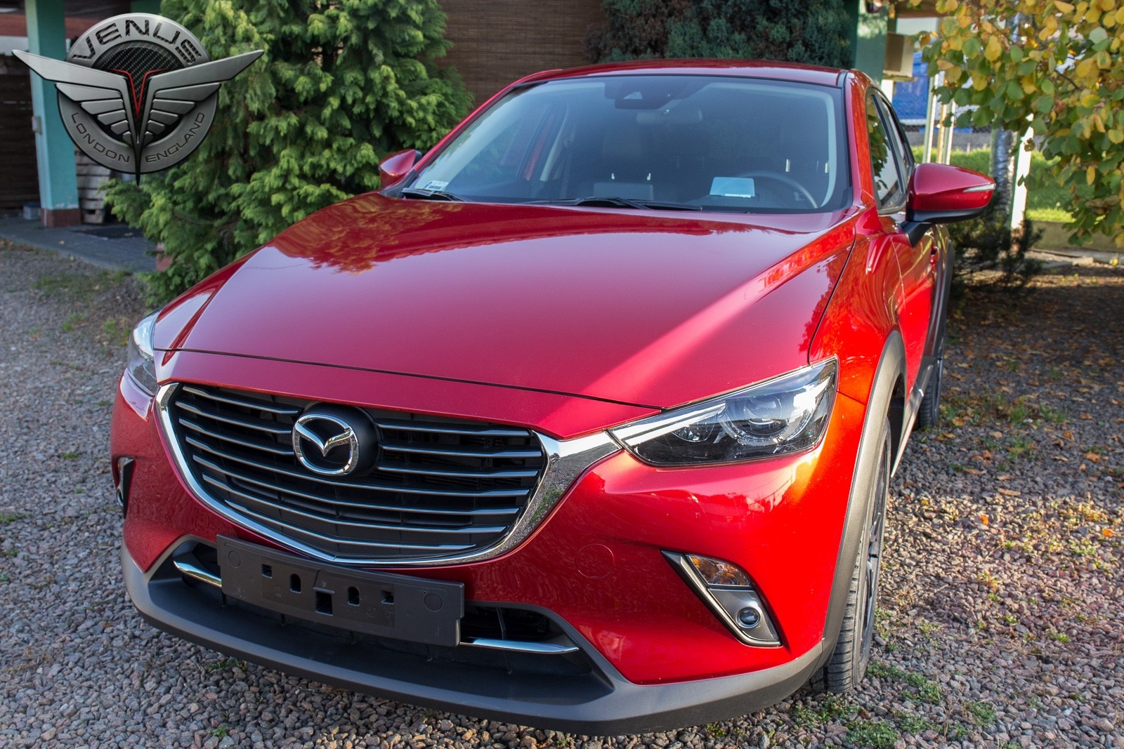 хром накладки на решітку бампера Mazda CX-3