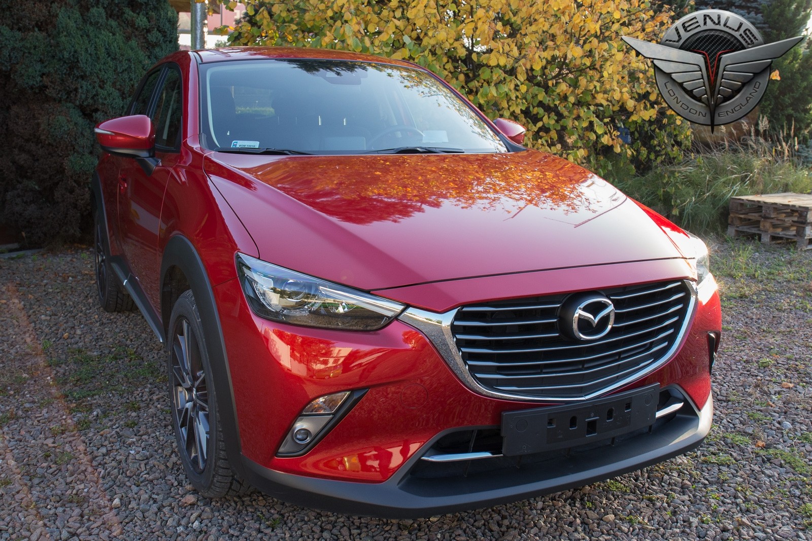 хром накладки на решітку бампера Mazda CX-3
