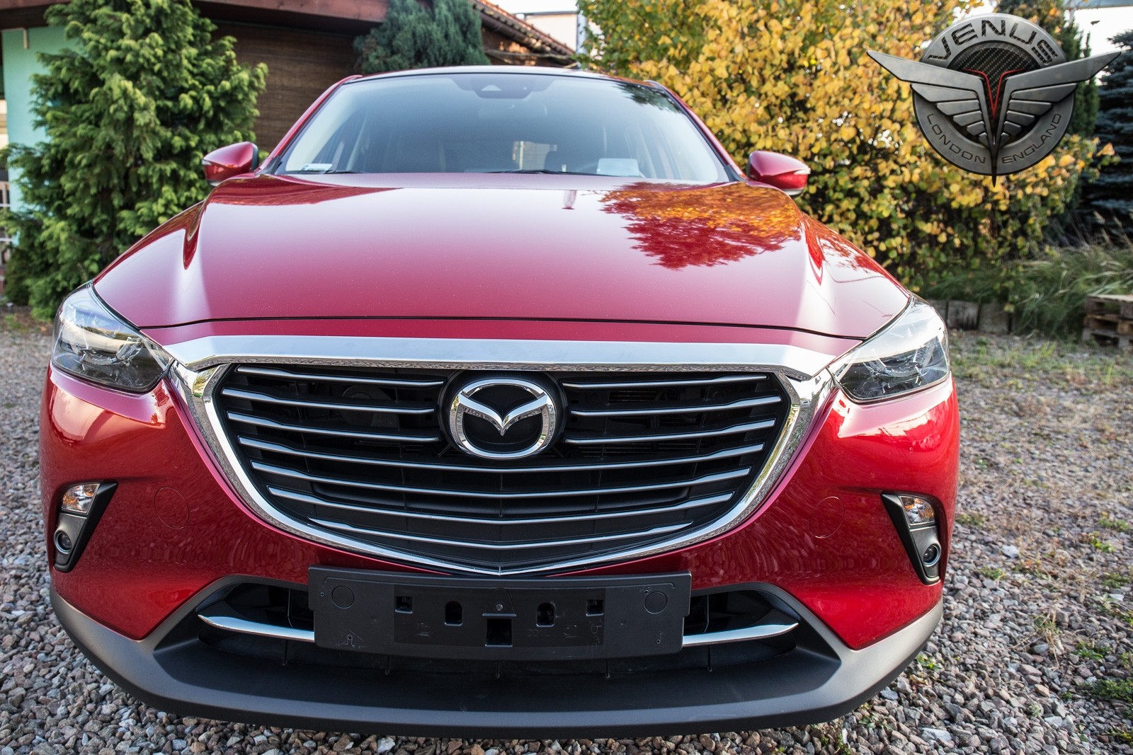 хром накладка на капот Mazda CX-3