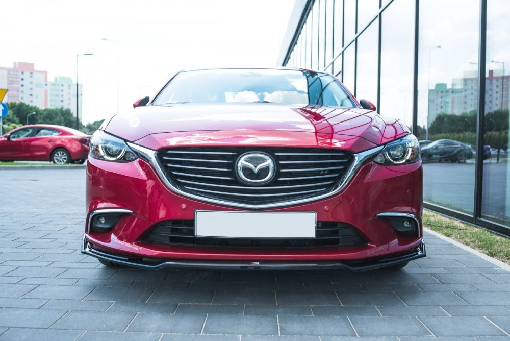 Тюнінговий передній дифузор Mazda 6 GJ Mk3 Fl вер.2