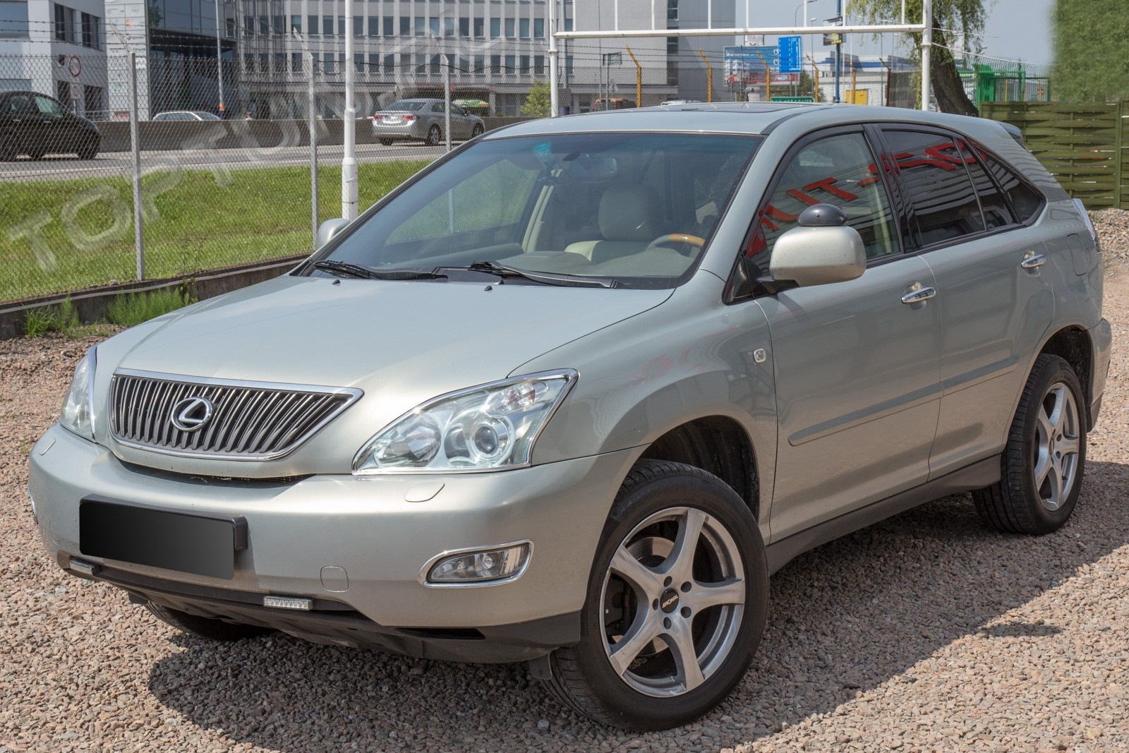 накладки на передні та задні протитуманки Lexus RX350