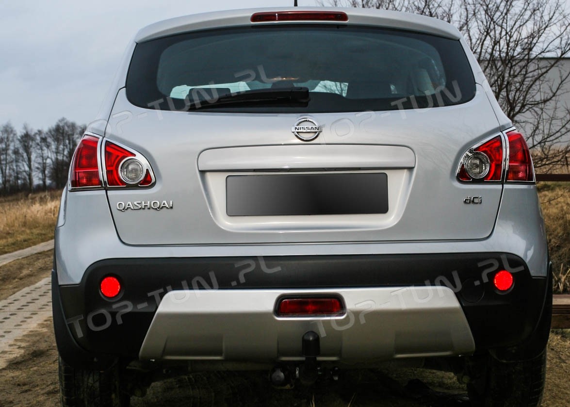 захисна накладка на задній бампер Nissan Qashqai