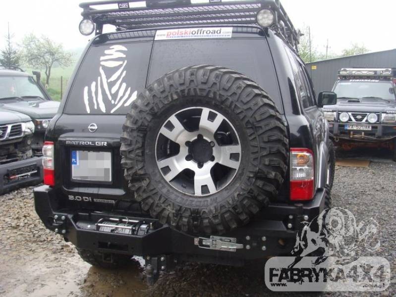 Силовий задній бампер NISSAN PATROL Y61 із кріпленням лебідки