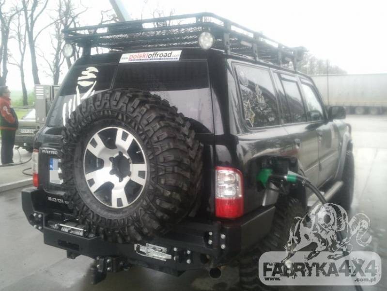 Силовий задній бампер NISSAN PATROL Y61 із кріпленням лебідки