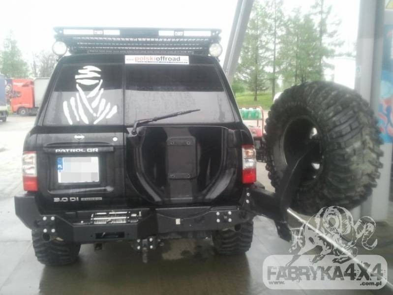 Силовий задній бампер NISSAN PATROL Y61 із кріпленням лебідки