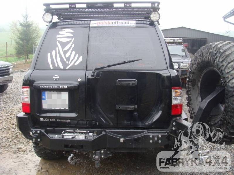Силовий задній бампер NISSAN PATROL Y61 із кріпленням лебідки