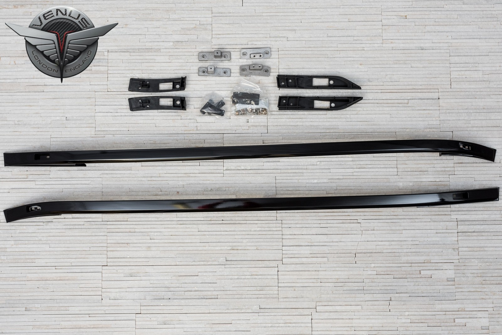 алюмінієві рейлінги на дах Range Rover Evoque (чорні)