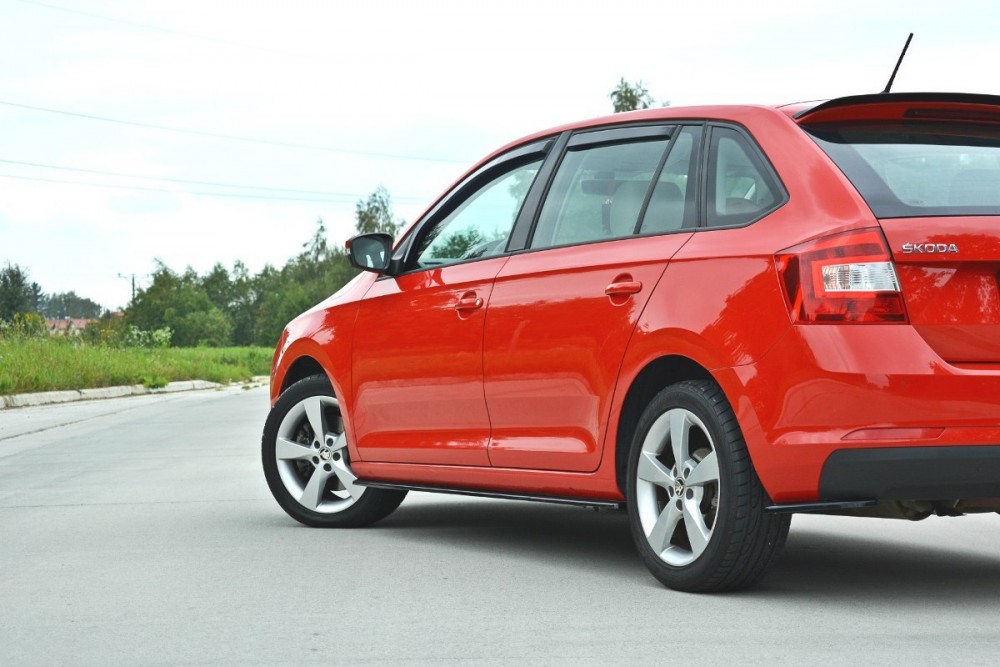 Тюнінгові накладки на пороги Skoda Rapid Spaceback