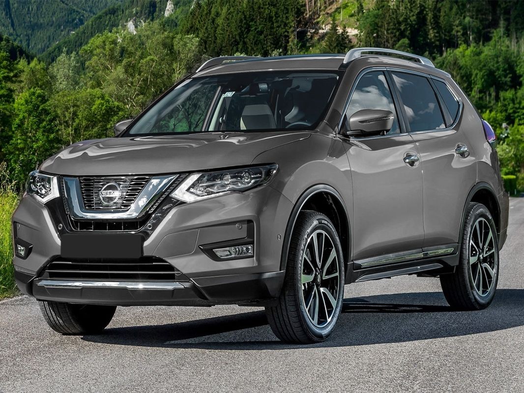 захисна накладка на бампер із загином Nissan X-Trail 3 (T32) рест.