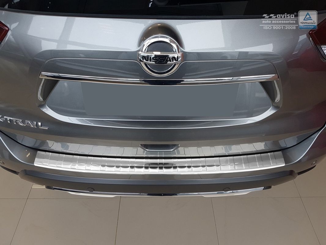 захисна накладка на бампер із загином Nissan X-Trail 3 (T32) рест.