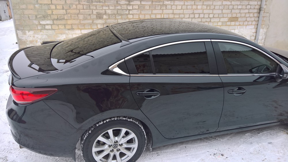 Бленда вузька (накладка на скло) Mazda 6 III-покоління