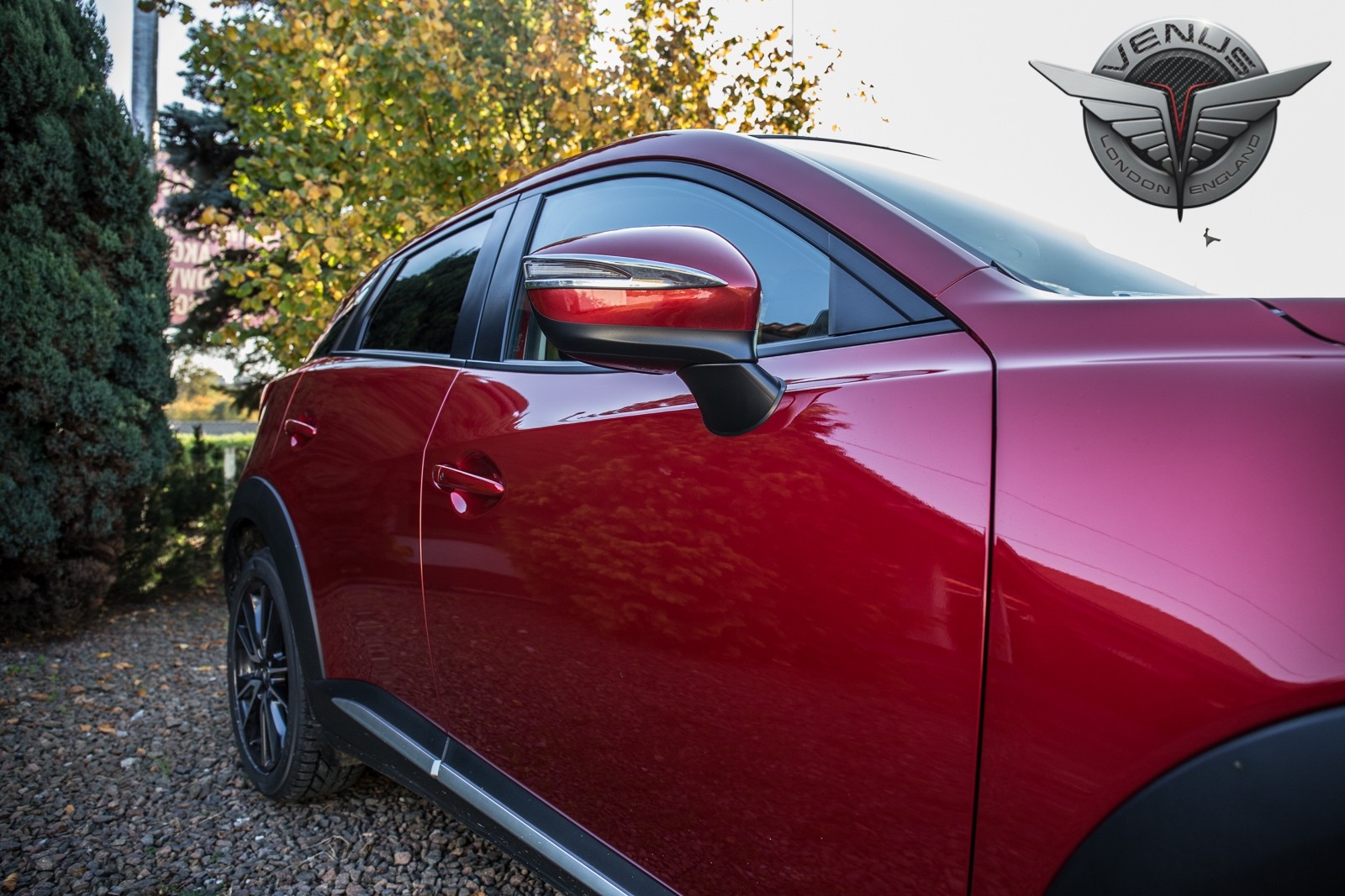 хром накладки на дзеркала навколо поворотів MAZDA CX-3