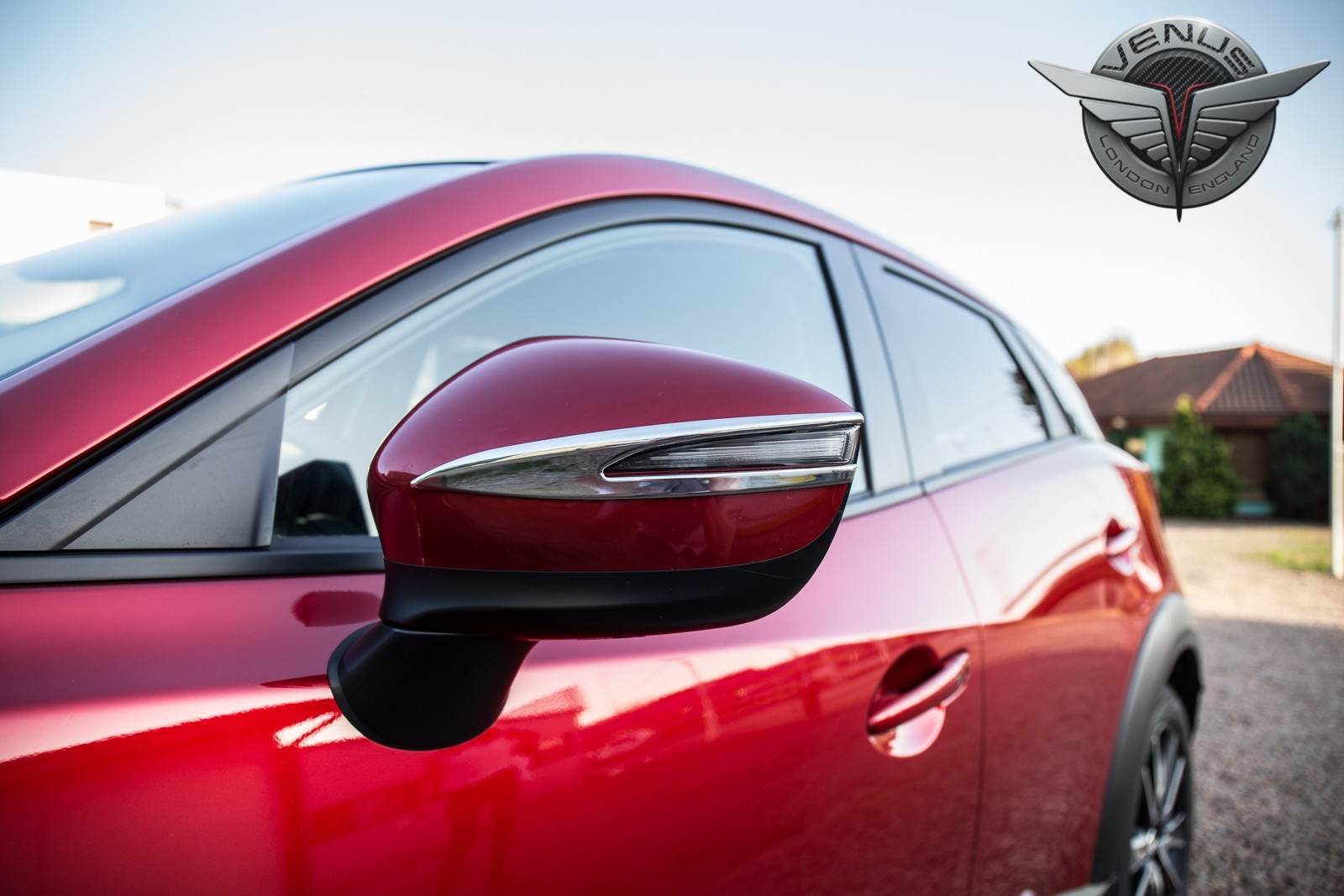 хром накладки на дзеркала навколо поворотів MAZDA CX-3