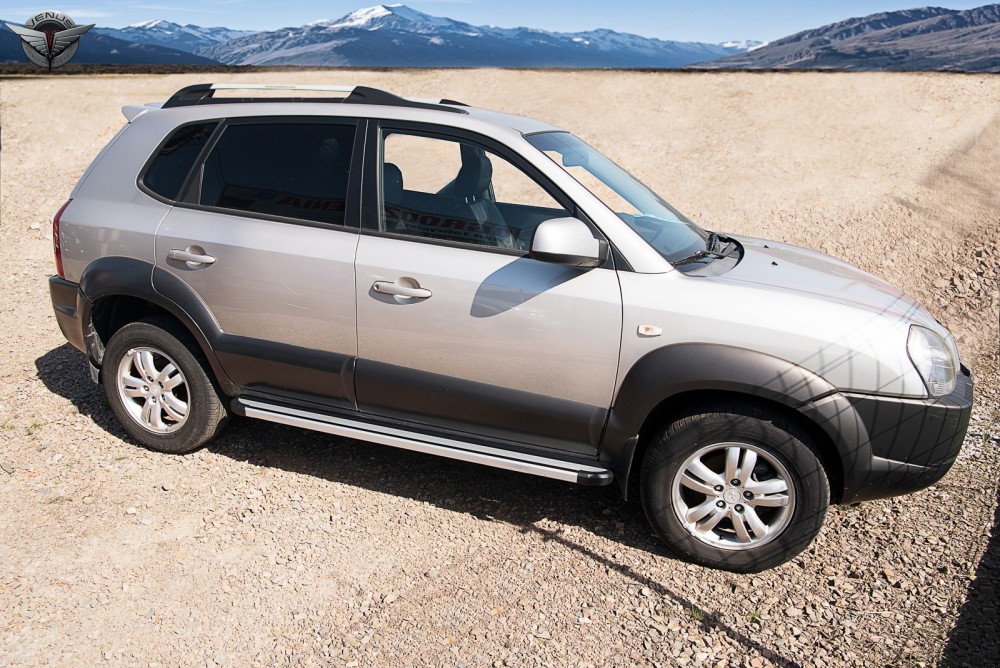 пороги (підніжки бічні) Hyundai Tucson / Kia Sportage
