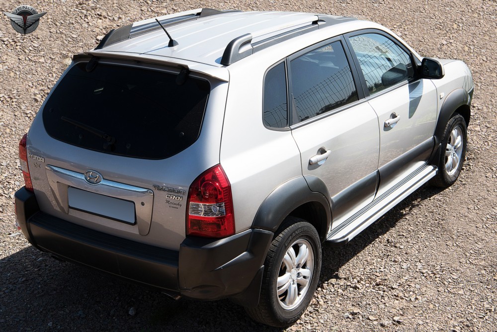 пороги (підніжки бічні) Hyundai Tucson / Kia Sportage