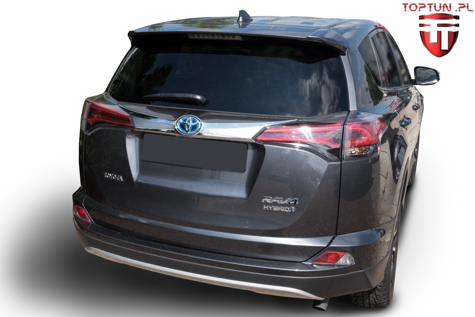 накладка на кришку багажника з вирізом під знак Toyota RAV4 (верхня)