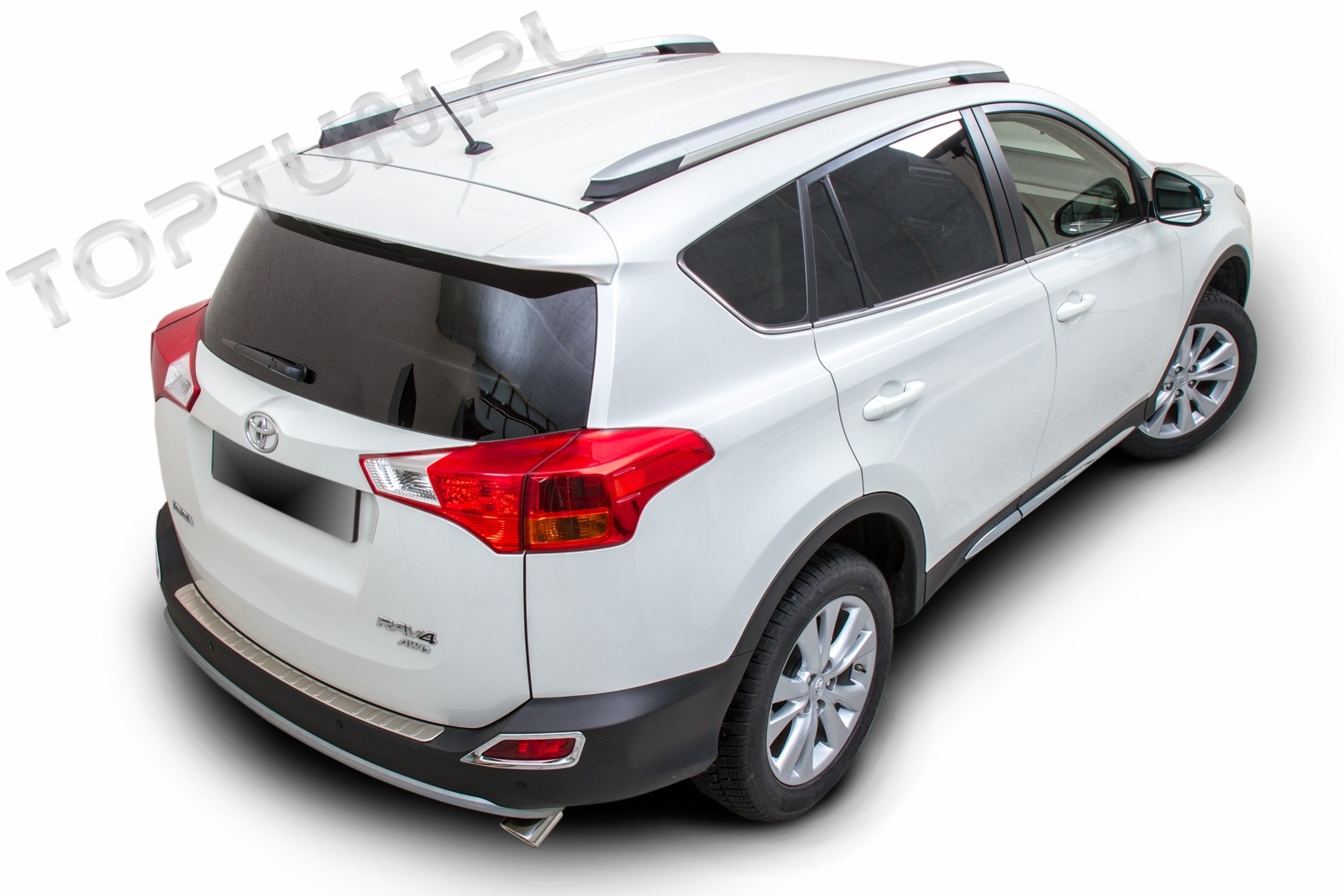 алюмінієві рейлінги на дах Toyota RAV4, срібні