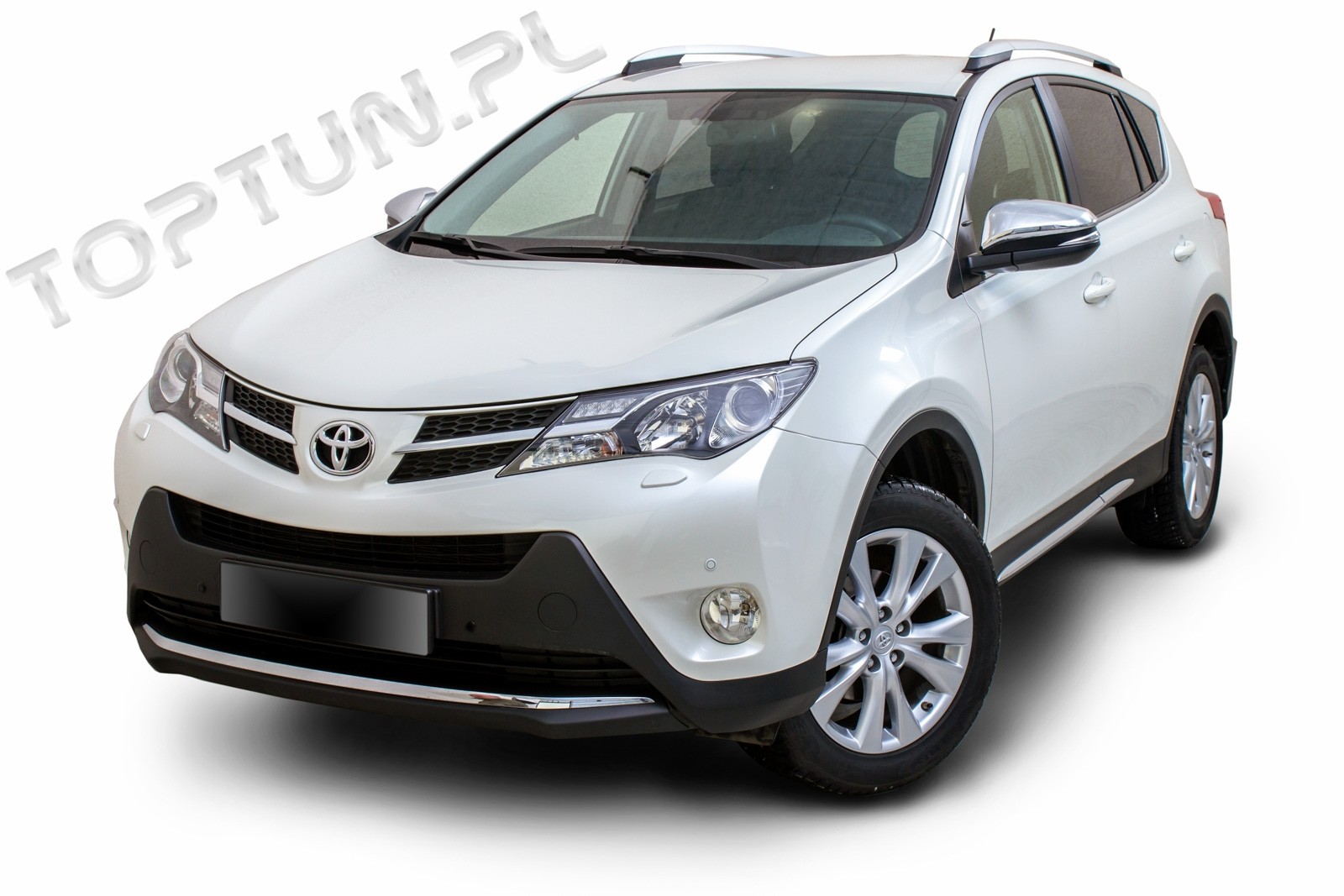 алюмінієві рейлінги на дах Toyota RAV4, срібні