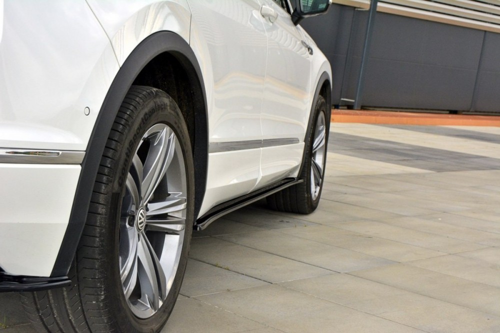 Дифузори (накладки) порогів Volkswagen Tiguan MK2 R-Line