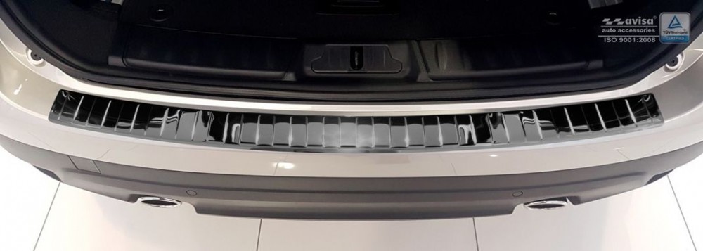 Захисна накладка на бампер Jaguar F-Pace (чорна глянсова)