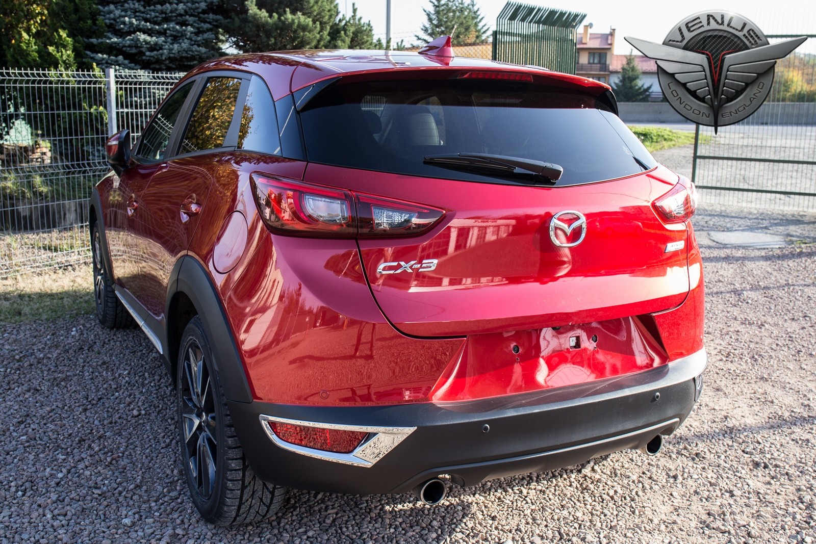 хром накладки на задні протитуманні ліхтарі MAZDA CX-3