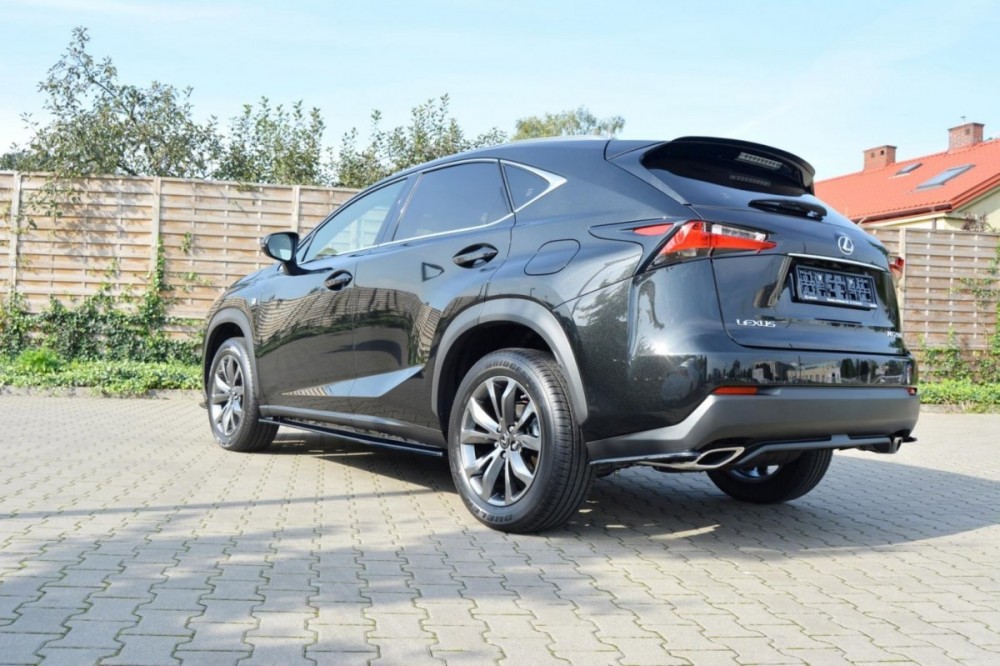 Бічні дифузори заднього бампера Lexus NX Mk1 T