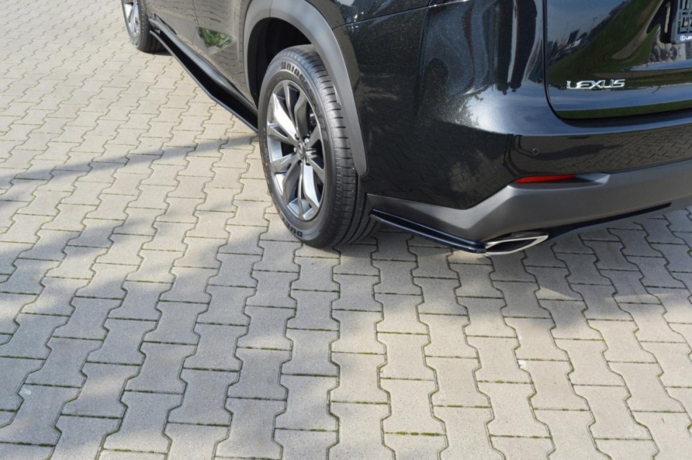 Бічні дифузори заднього бампера Lexus NX Mk1 T