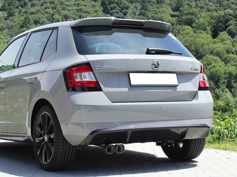 Дифузор заднього бампера Skoda Fabia III у стилі RS