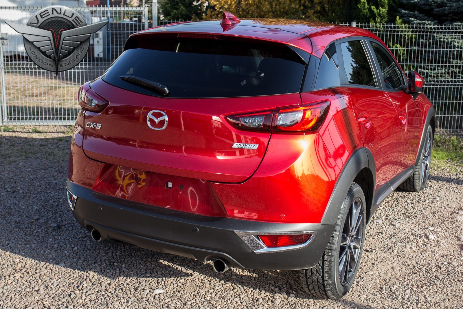 хром накладки на задні протитуманні ліхтарі MAZDA CX-3