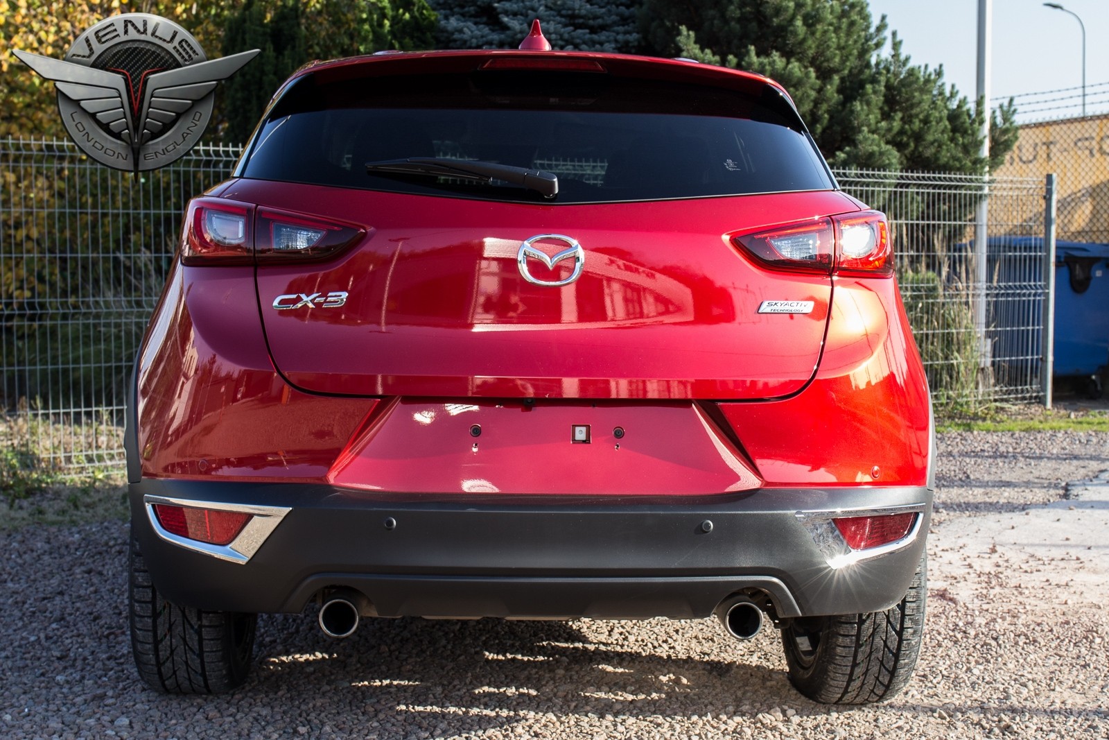 хром накладки на задні протитуманні ліхтарі MAZDA CX-3