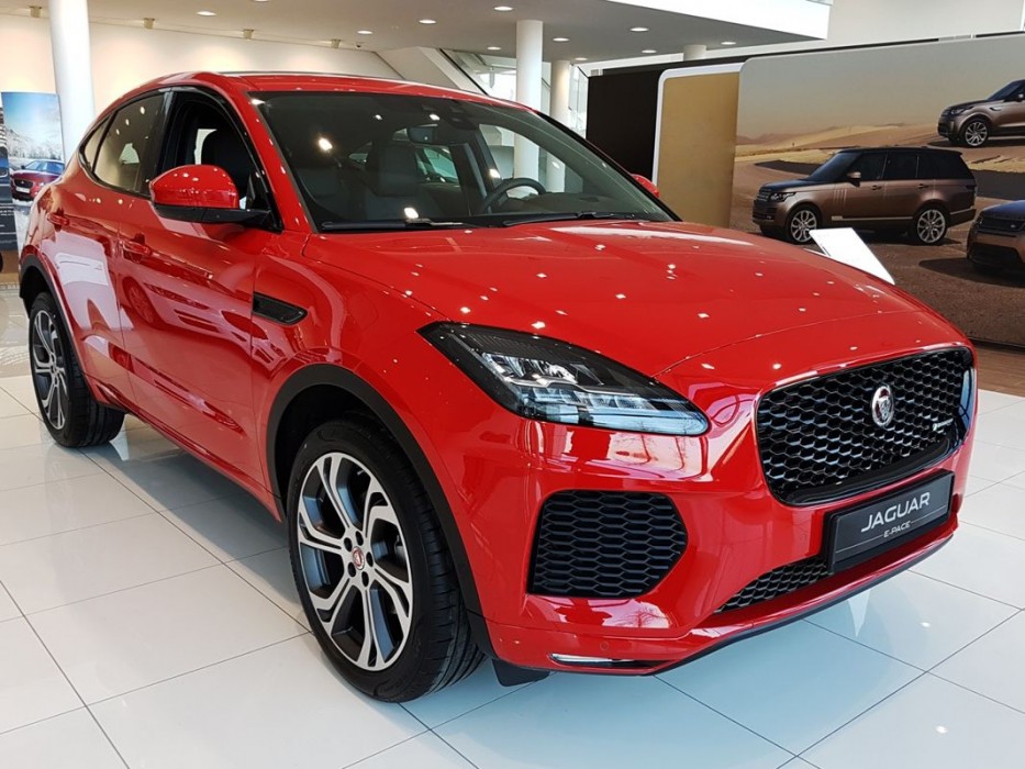 Захисна накладка на бампер із загином Jaguar E-Pace