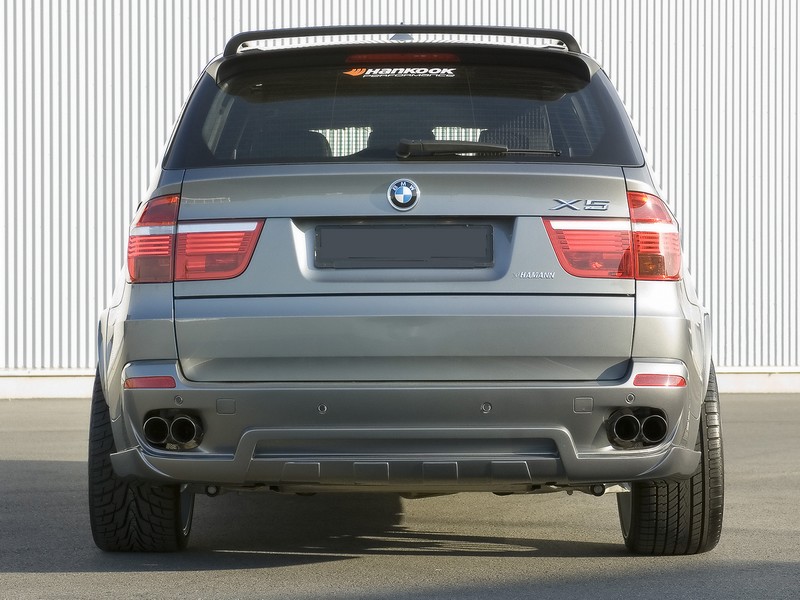 Спойлер кришки багажника BMW X5 E70 стиль Hamann