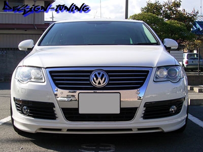 Накладка переднього бампера VW Passat B6 3C стиль Votex
